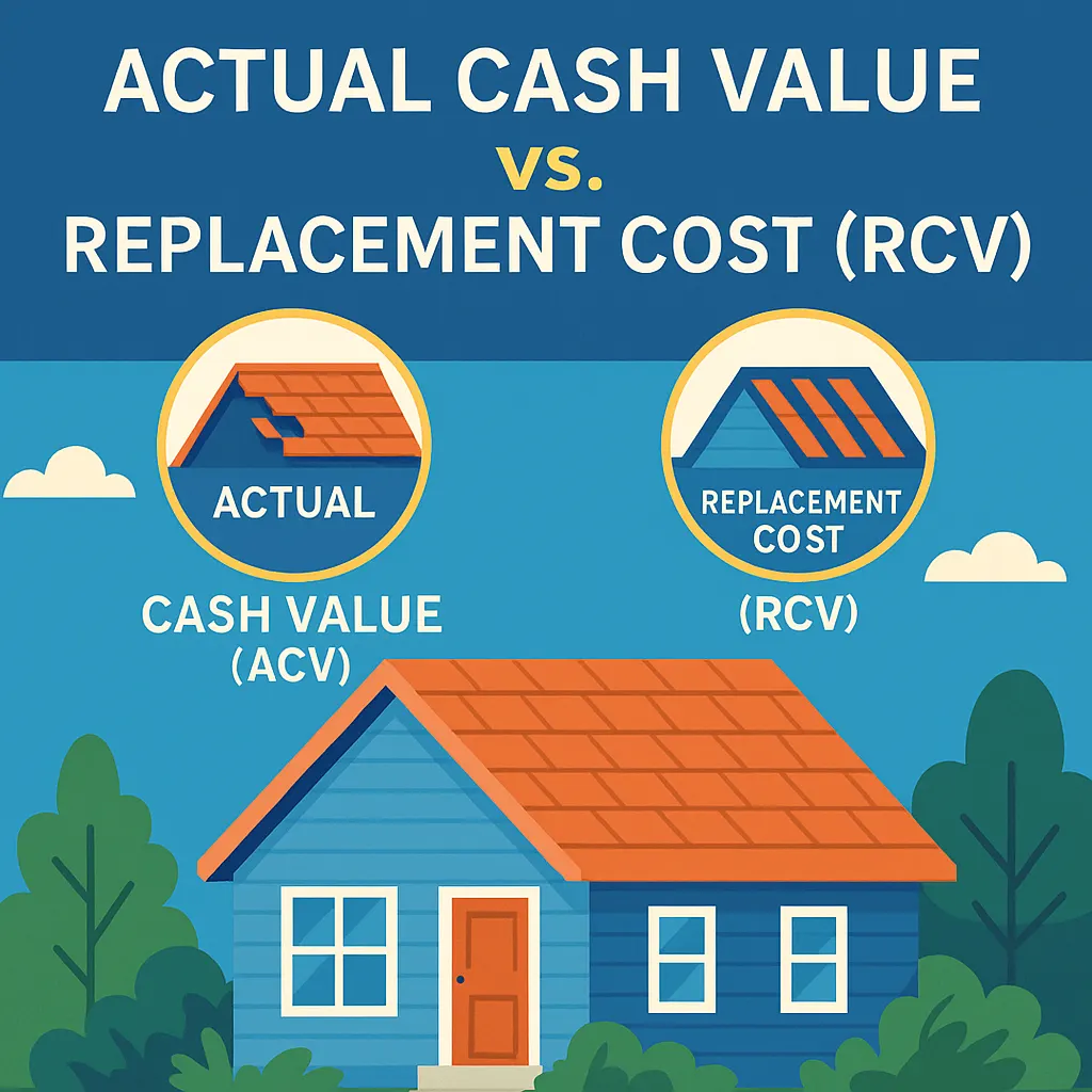 The Homeowner’s Guide to Understanding Actual Cash Value (ACV) vs. Replacement Cost (RCV)