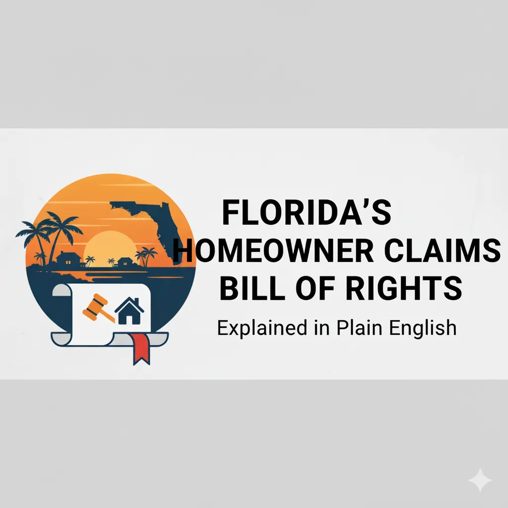 Florida’s Homeowner Claims Bill of Rights Explained in Plain English