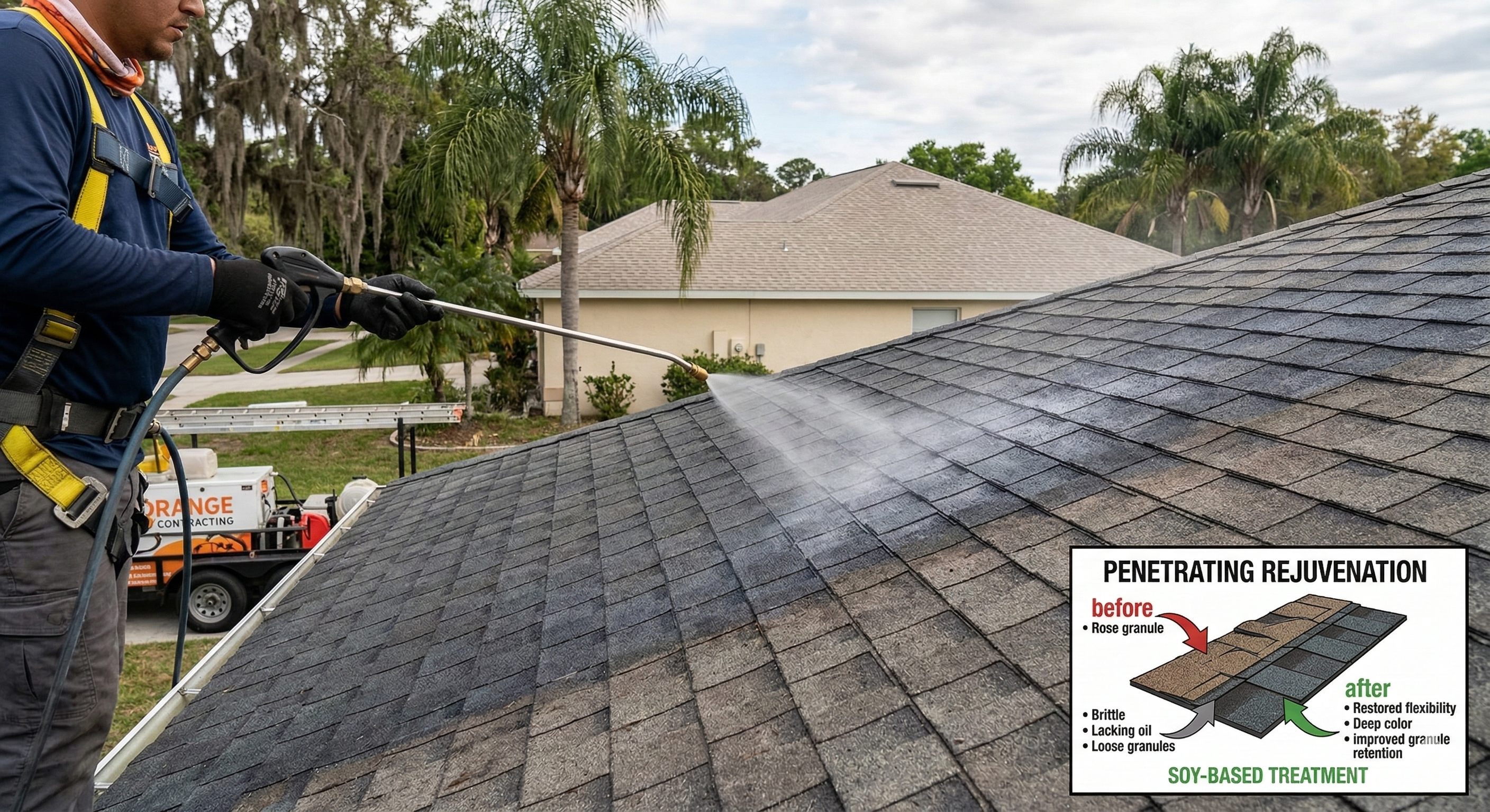 Can Spraying Your Roof Add Years to Its Life? What Florida Homeowners Should Know About Shingle Rejuvenation